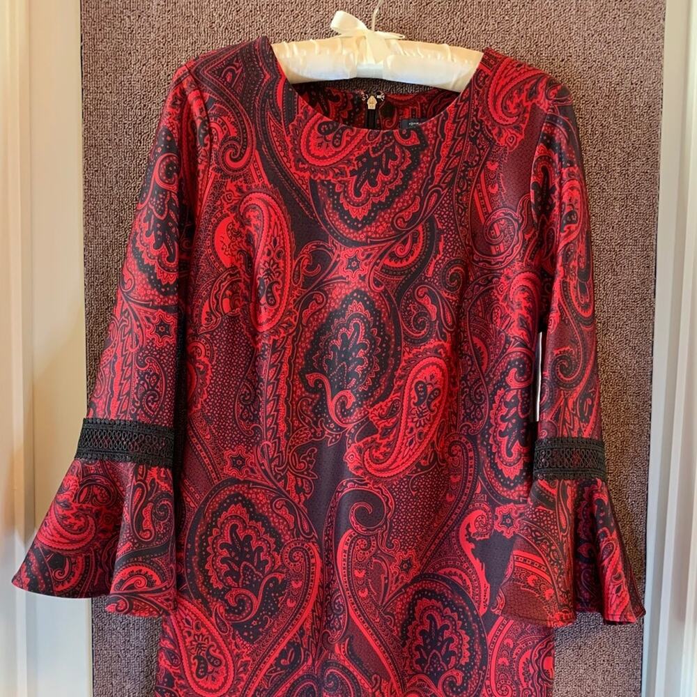 Tommy Hilfiger Paisley Sheath Dress Size 8